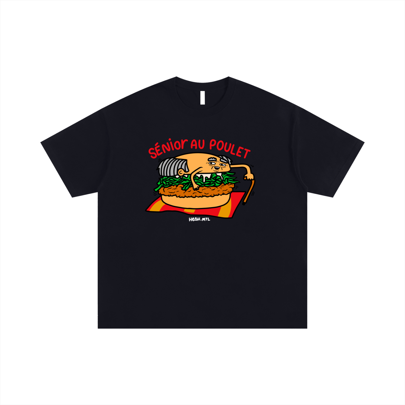Sénior au poulet shirt